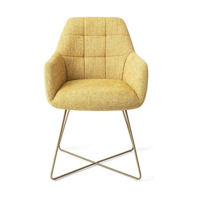 Jesper Home Noto eetkamerstoel Bumble Bee cross gold