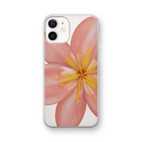 Pink Ellila Flower: iPhone 12 mini Transparant Hoesje