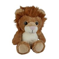 Pluche knuffel dieren Leeuw 18 cm - thumbnail