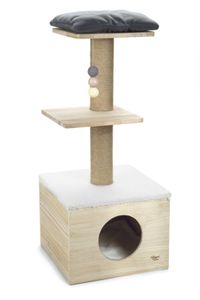 Designed by Lotte houten krabm kamina 40x40x95 - Designed by lotte