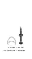 SCHWALBE Tubeless ventiel sv 40 mm (2 stuks)