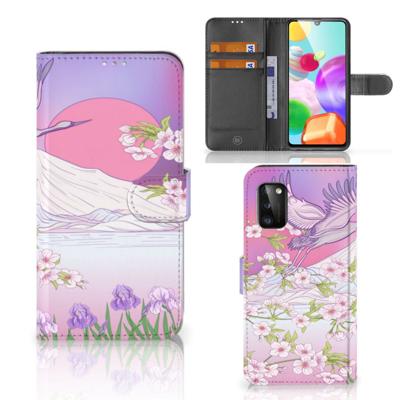 Samsung Galaxy A41 | Telefoonhoesje | Met pasjeshouder | Bird Flying