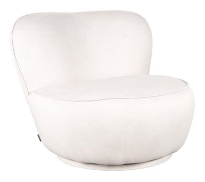 LABEL51 Fauteuil 'Bunny' Microfiber, kleur Crème