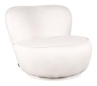 LABEL51 Fauteuil 'Bunny' Microfiber, kleur Crème