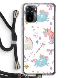 Fantasiewereld: Xiaomi Redmi Note 10 Pro Transparant Hoesje met koord