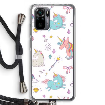 Fantasiewereld: Xiaomi Redmi Note 10 Pro Transparant Hoesje met koord
