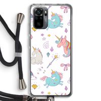 Fantasiewereld: Xiaomi Redmi Note 10 Pro Transparant Hoesje met koord