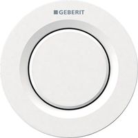 Geberit Type01 bedieningplaat met frontbediening voor toilet 9.5x9.5cm wit 116.040.11.1