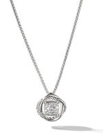 David Yurman collier Infinity en argent sterling pavé de diamants