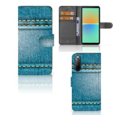 Sony Xperia 10 IV | Wallet Case | met Pasjes | Jeans
