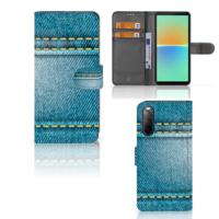 Sony Xperia 10 IV | Wallet Case | met Pasjes | Jeans