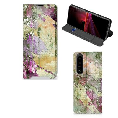 Bookcase Sony Xperia 1 III Letter Painting Bookcase Sony Xperia 1 III Letter Painting