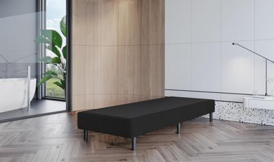 OP=OP Boxspring Box Zonder Matras - 80 x 200 - Zwart/Antraciet