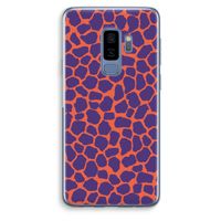 Purple Giraffe: Samsung Galaxy S9 Plus Transparant Hoesje