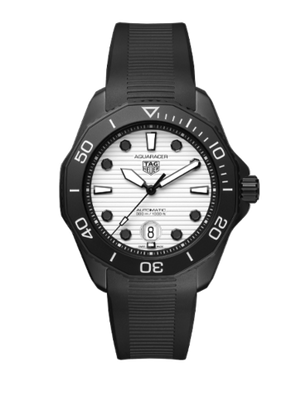 Horlogeband Tag Heuer FT6197-00 Rubber Zwart 21.5mm