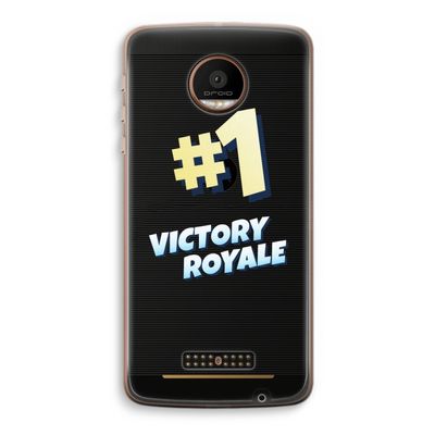 Victory Royale: Motorola Moto Z Force Transparant Hoesje