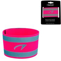 Avento sportarmband reflecterend neon roze one size | 20 stuks