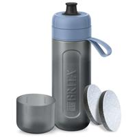 Brita Active blauwe fles met 2 schijven filters