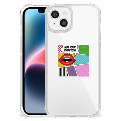 Apple iPhone 14 Plus Anti Shock Bumper Case Popart Princess Apple iPhone 14 Plus Anti Shock Bumper Case Popart Princess