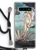 Birth Of Venus: Samsung Galaxy S10 Plus Transparant Hoesje met koord