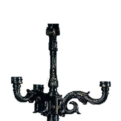 KS Verlichting NostalgischOrnament 4-lichts - antraciet - 5811