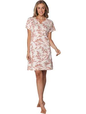 Pastunette dames nachthemd korte mouw - Blossom