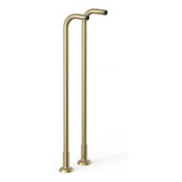 Tres Clasic vrijstaande badkraan koppelingen set 75 cm Messing oud