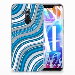 Huawei Mate 20 Lite TPU bumper Waves Blue