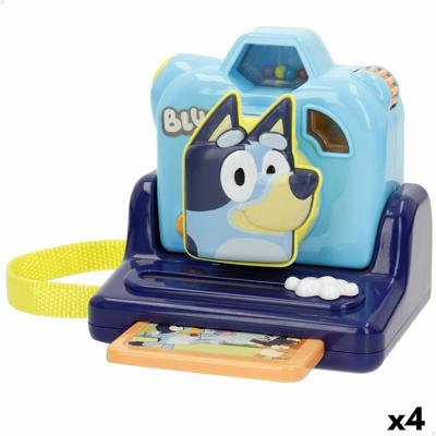 Fotocamera (speelgoed) Bluey Blauw (4 Stuks)