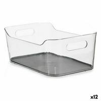 Ladevakken Gerecycled plastic Grijs 17 x 10,5 x 24,5 cm (12 Stuks)
