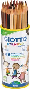 Giotto Stilnovo Skin Tones kleurpotloden, pot van 48 stuks