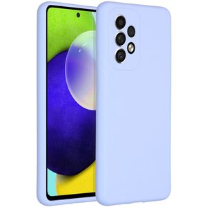 Accezz Liquid Silicone voor Samsung Galaxy A53 Telefoonhoesje Paars