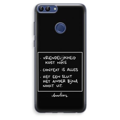 Mijn Motto's: Huawei P Smart (2018) Transparant Hoesje