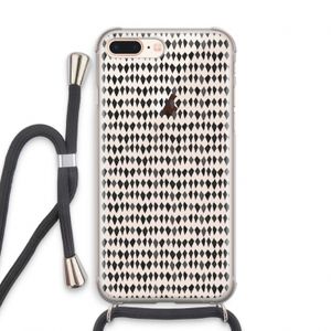 Crazy shapes: iPhone 8 Plus Transparant Hoesje met koord