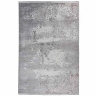 Viscose Vloerkleed - Retro - Trasor - Grijs-80 x 150 cm