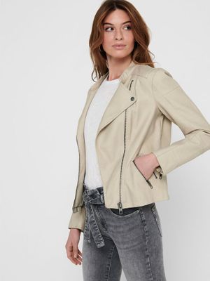 ONLY coated bikerjack Ava off white