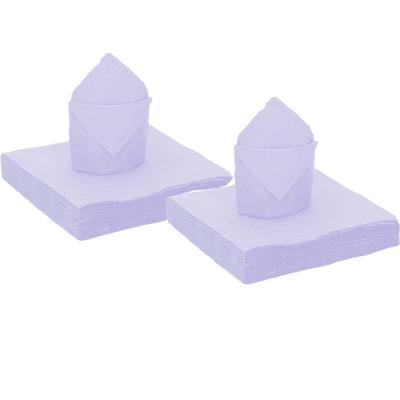 Santex Feest servetten - 40x stuks - lila - 40 x 40 cm - papier