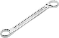 HAZET Dubbele ringsleutel 610N-24X26 · Buitentwaalfkant tractieprofiel · SW 24 x 26 mm