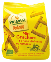Primeal Aperitive mini crackers olijf rozemarijn bio 100 Gram