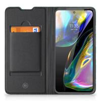 Motorola Moto G52 | Moto G82 | Bookcase | Cracks Blue