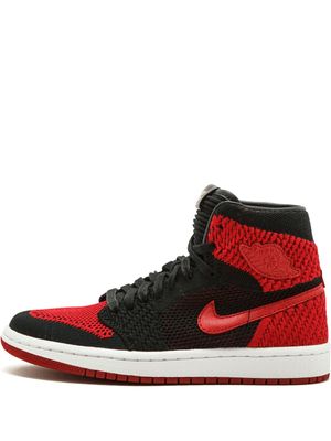 Jordan Kids baskets Air Jordan 1 Ret Hi Flyknit BG - Noir