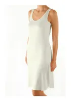 Onderjurk lang 100CM - Neglige - Anti statisch - Zwart, wit, champagne, beige
