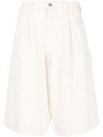 R13 Shorts met logopatch - Beige - thumbnail