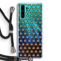 Poop emoji: Huawei P30 Pro Transparant Hoesje met koord
