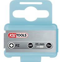 KS Tools 910.2219 9102219 Kruis-bit PZ 1 RVS V2A Roestvast C 6.3 5 stuk(s)