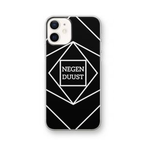 Negenduust geometrisch: iPhone 12 Transparant Hoesje