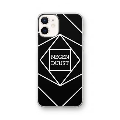 Negenduust geometrisch: iPhone 12 Transparant Hoesje