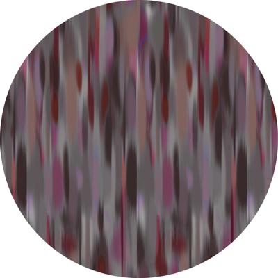 Moooi Carpets - Rond Vloerkleed Akira - Round Japanese Peony Red Low Pile -