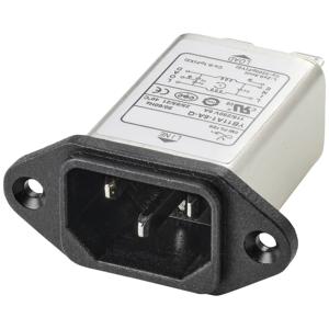 TRU COMPONENTS TC-10101412 Netfilter Met IEC-connector 250 V/AC 6 A 0.8 mH (l x b x h) 58 x 22.8 x 50 mm 1 stuk(s)