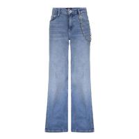 Frankie & Liberty Zomer jeans broek - wide leg meisjes - blauw - Attitude